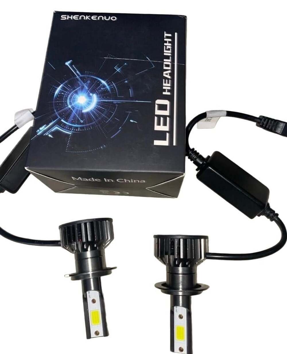 Shenkenuo LED Headlight H7 Bulbs Kit Pair